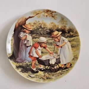 Edwin M. Knowles Collector Plate – “Office Hours” by Jeanne Down (1984)